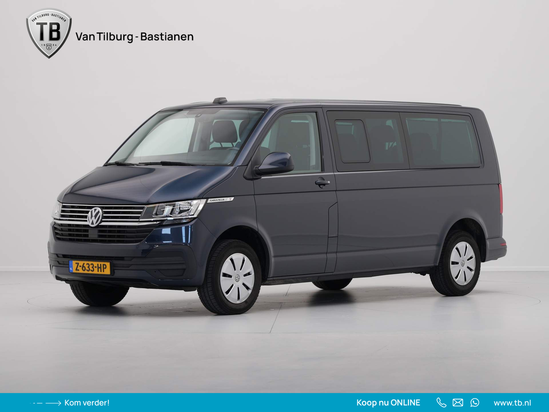 Volkswagen - Transporter Caravelle 9 Pers. 2.0 TDI 150pk DSG - 2023
